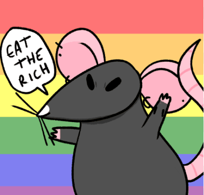 The logo for a rat picrew