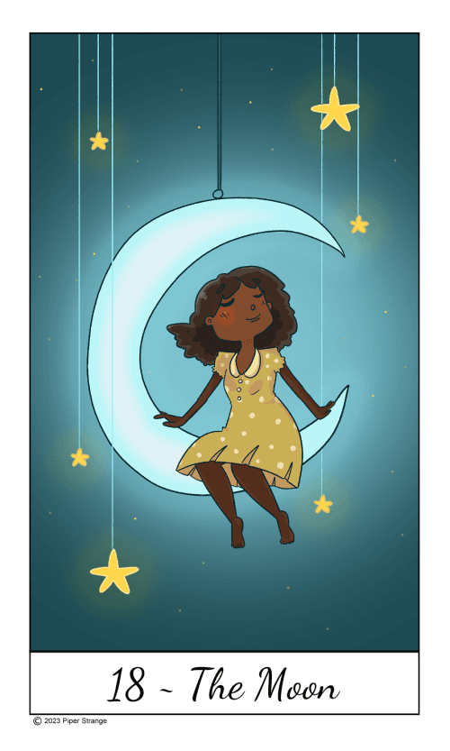 The Moon Tarot Card